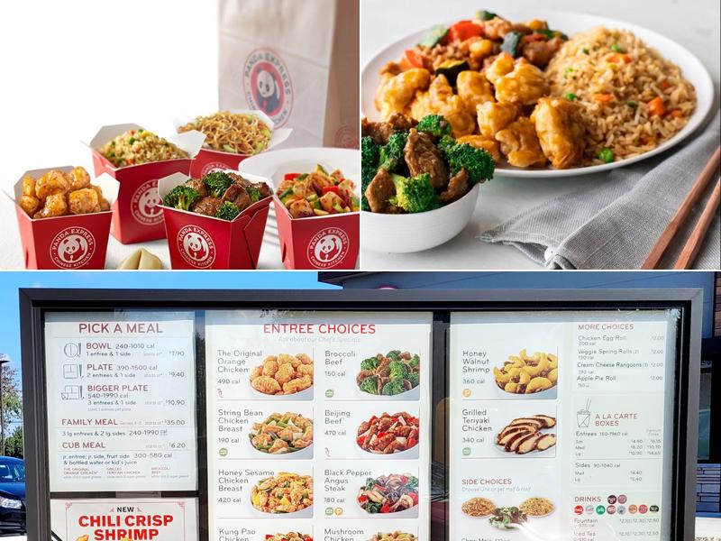 Panda express Menu