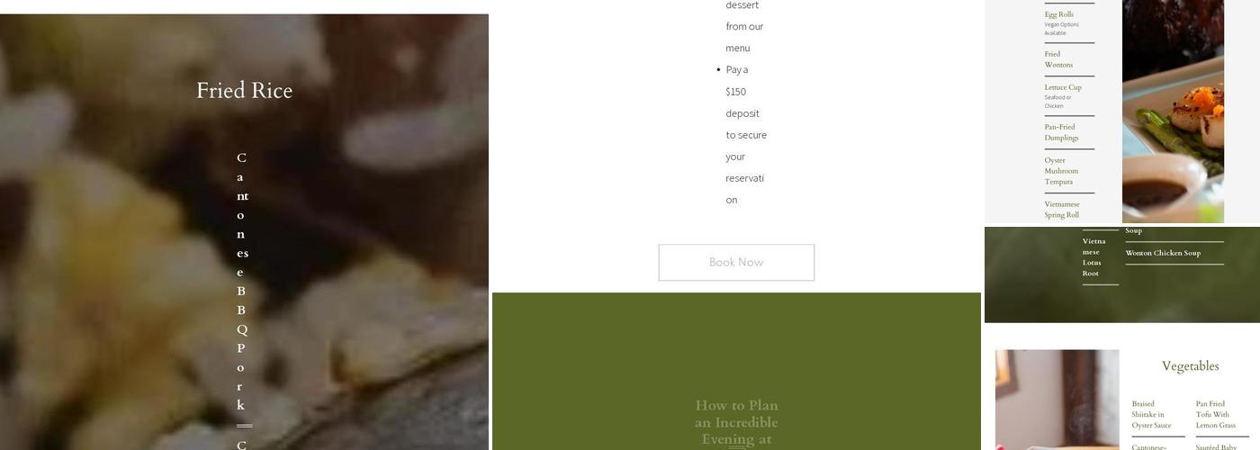 Mandy's Bamboo Kitchen Menu