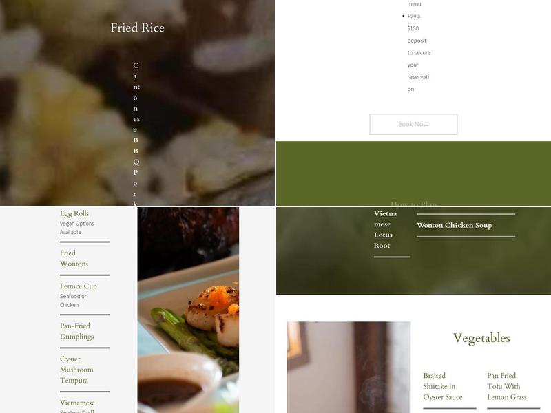 Mandy's Bamboo Kitchen Menu