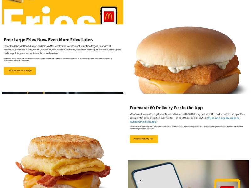 McDonald's Menu