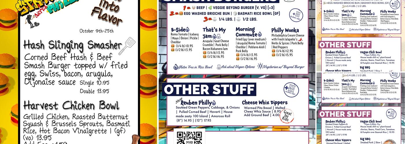 Straight Outta Philly Menu