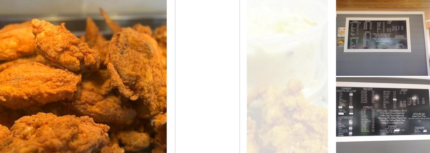 Carter's Fried Chicken Menu