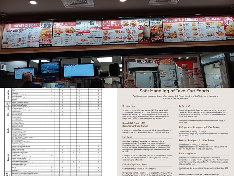 Jack's Menu