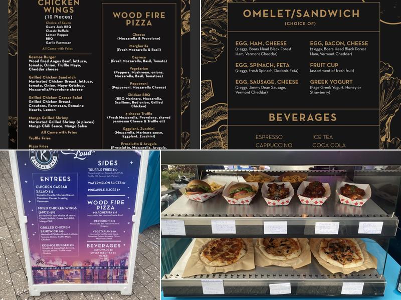 Kosmos Global Eats Menu