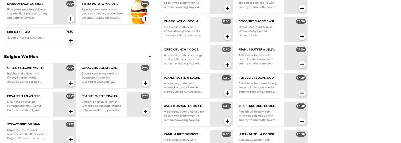 Carbonell’s food Menu