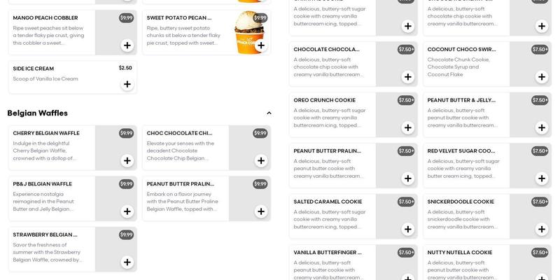 Carbonell’s food Menu