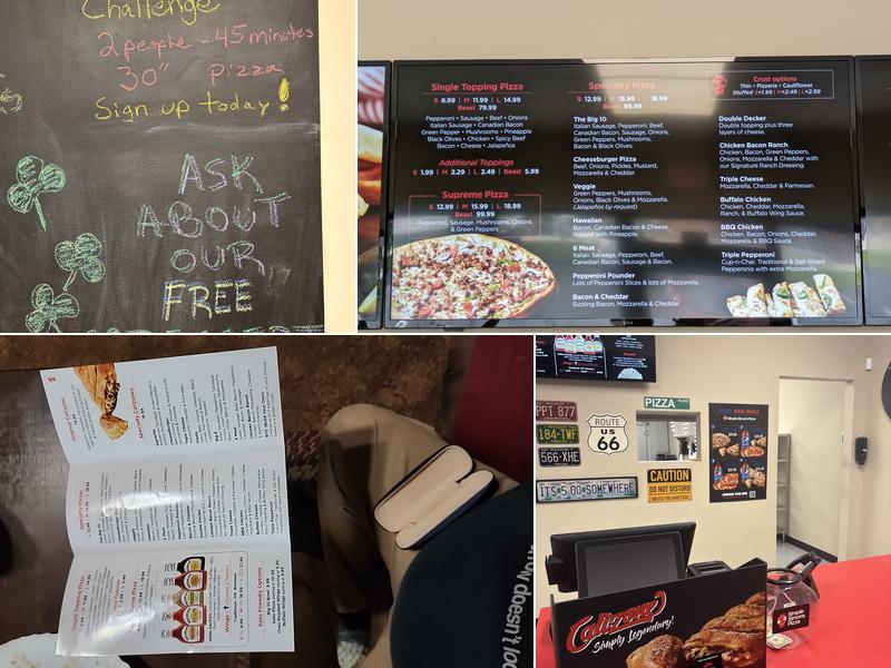 Simple Simon's Pizza Menu