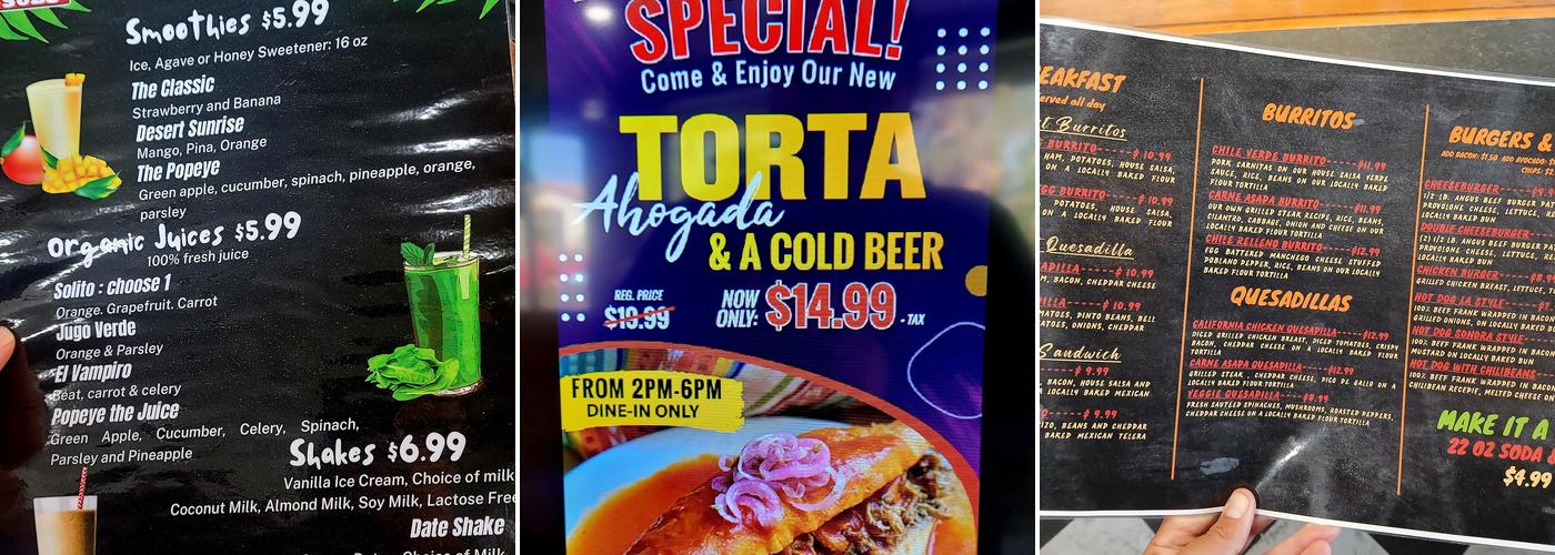 Mr. B's Subs and Grill Menu