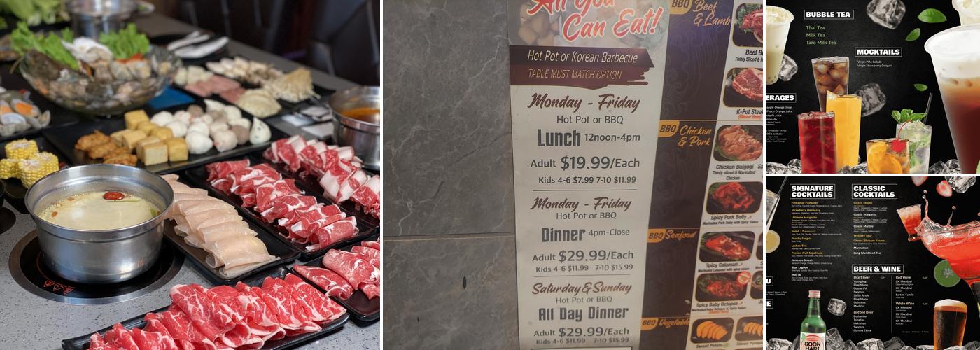 KPOT Korean BBQ & Hot Pot Menu