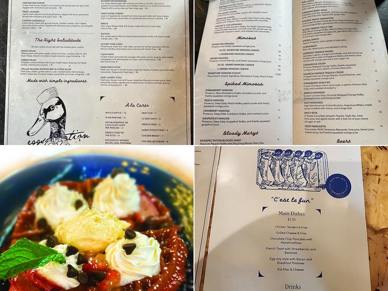 Eggspectation - Timonium Menu