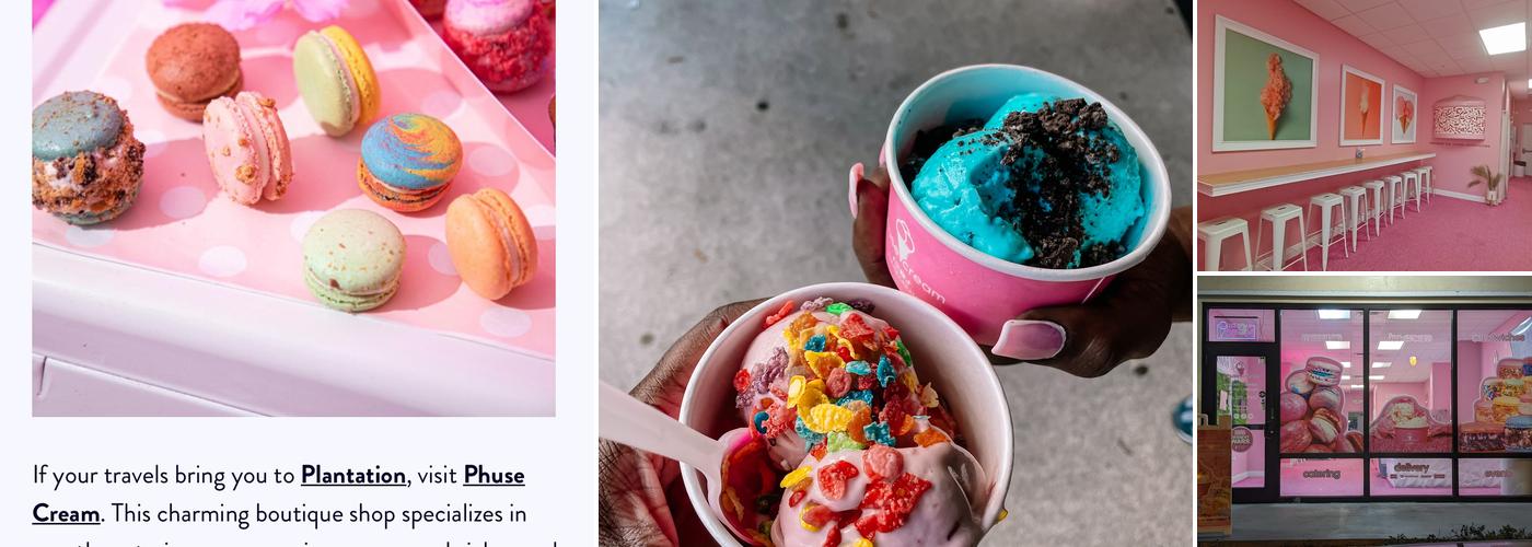 Phuse Cream Menu