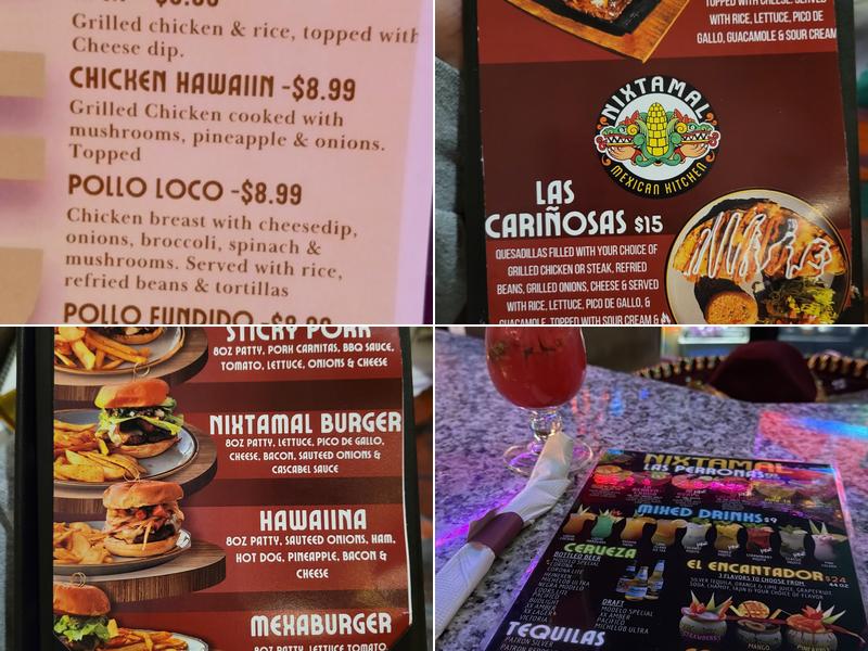 Nixtamal Mexican Kitchen Menu