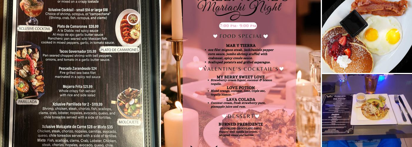 Xclusive Mexican Kitchen Menu