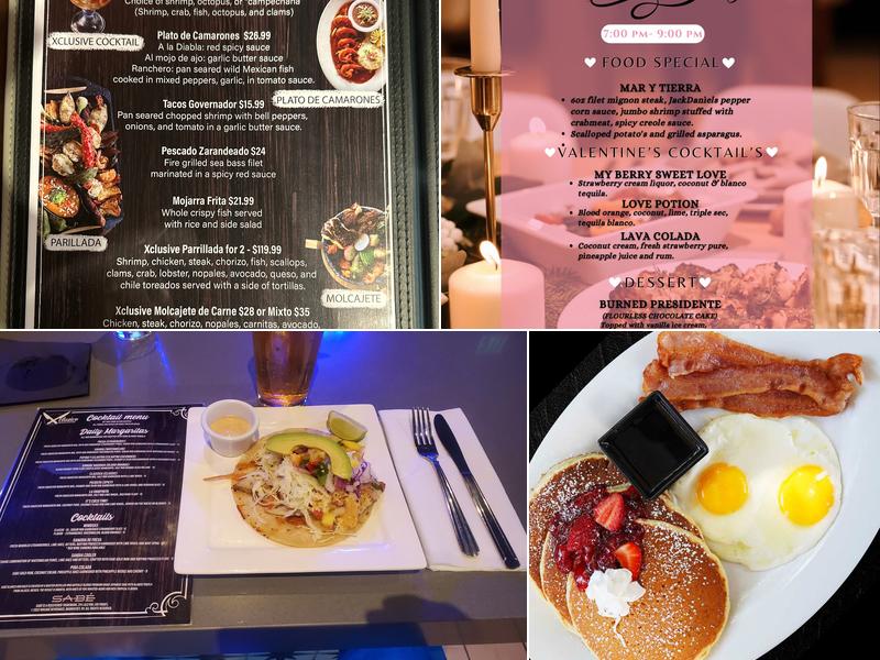 Xclusive Mexican Kitchen Menu