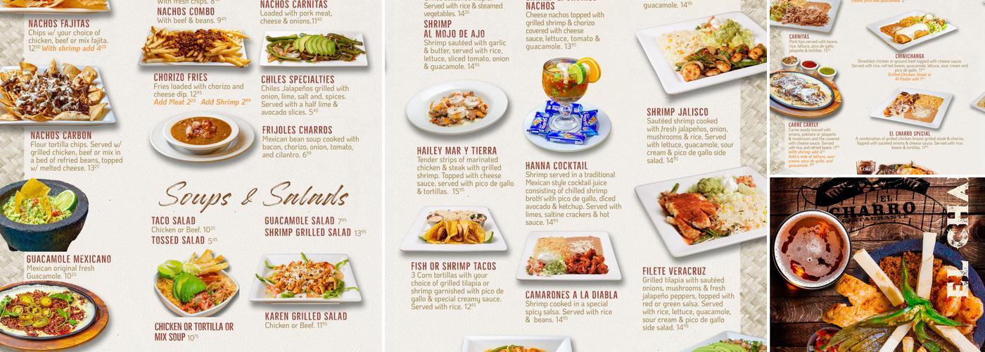 El Charro 2 Menu