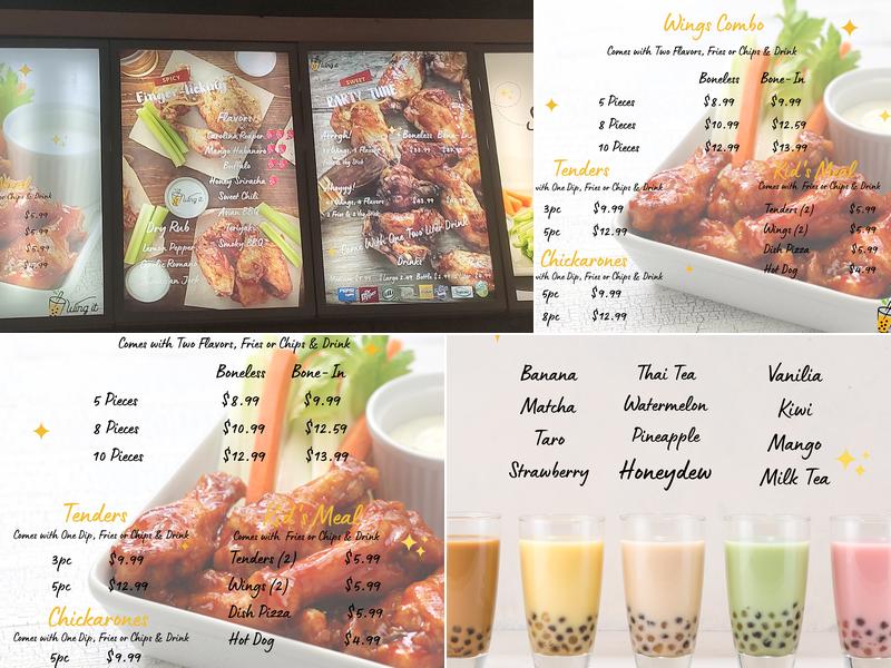 Wing It Menu