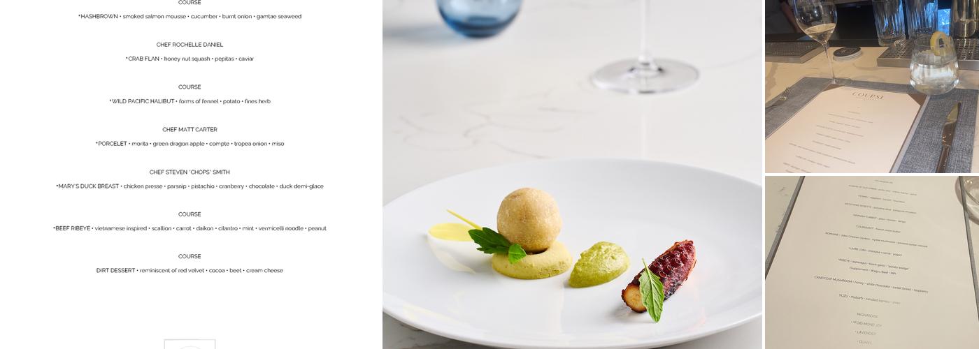 Course Restaurant Menu