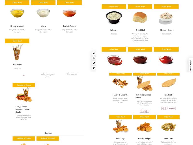 Pantry Fried Chicken @ Patriot Market Menu