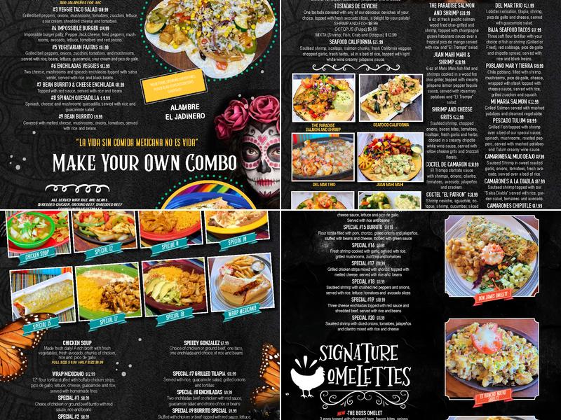 El Trompo Mexican Grill Monroe Menu