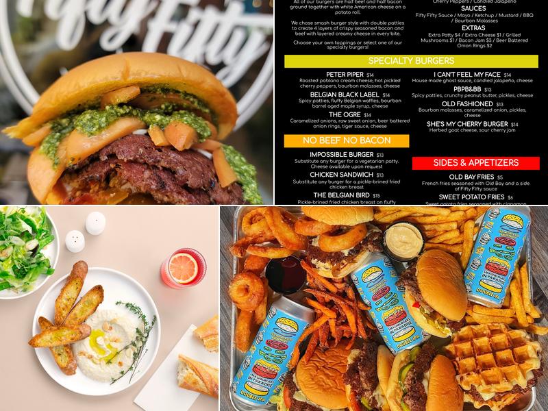 Fifty Fifty Menu
