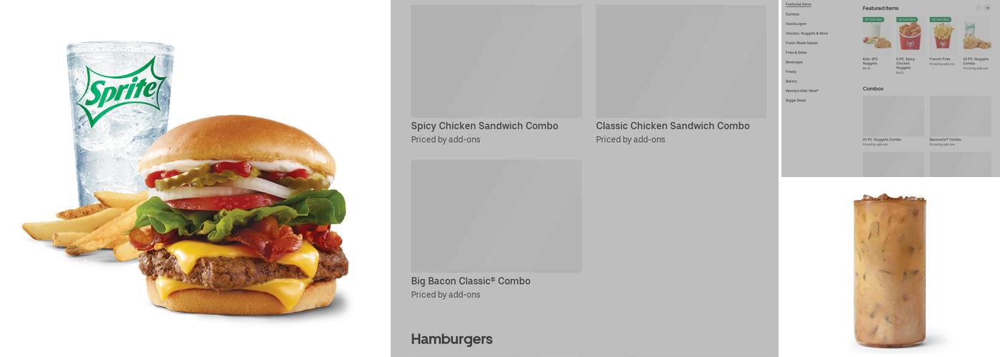 Wendy's Menu