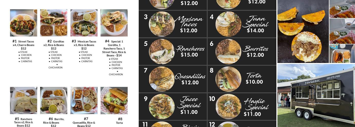 Rancheros Menu
