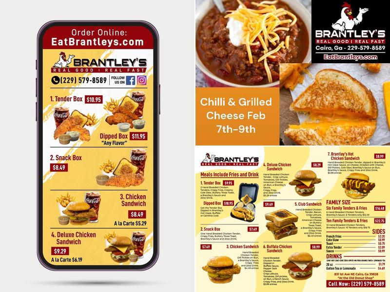 Brantley's Menu