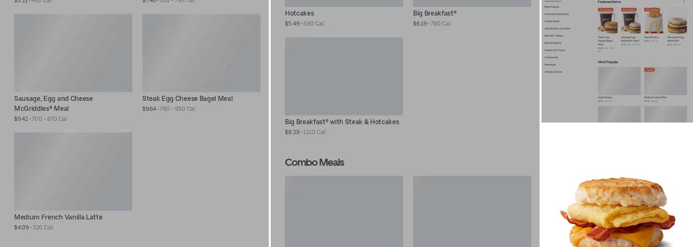 McDonald's Menu