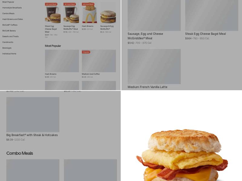 McDonald's Menu