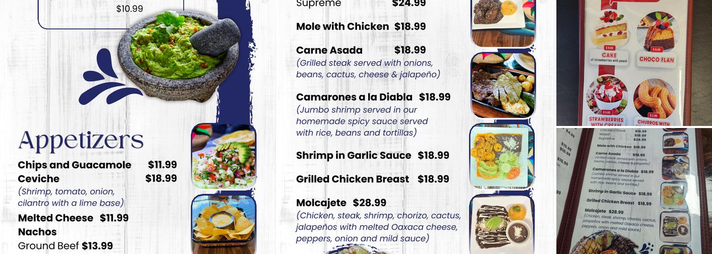 De Cantera Menu