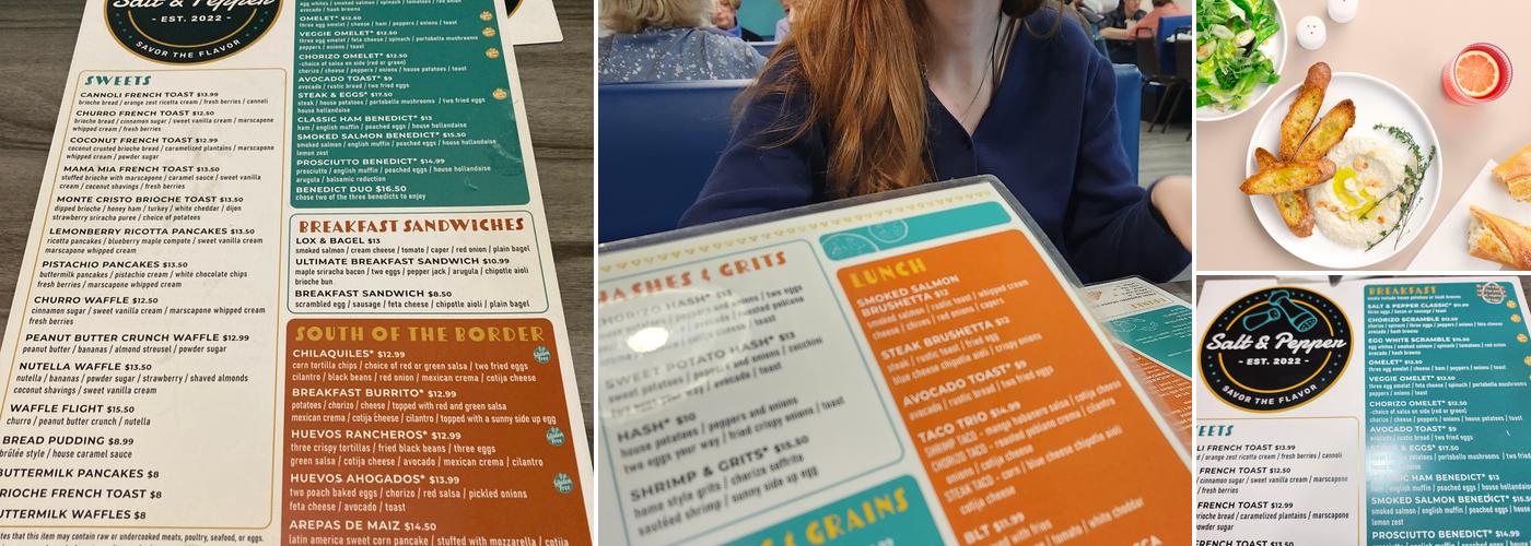 Salt & Pepper Cafe Menu