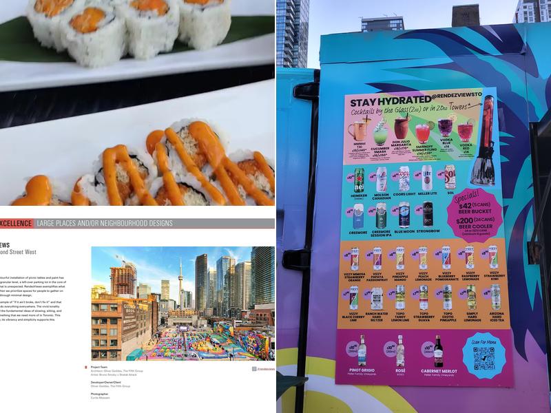 RendezViews Menu