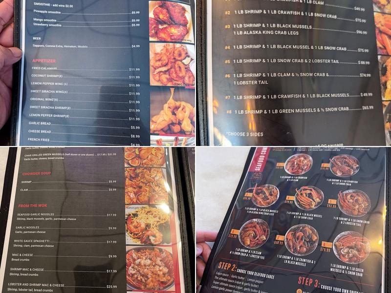 CAJUN BOWL SAN BRUNO Menu