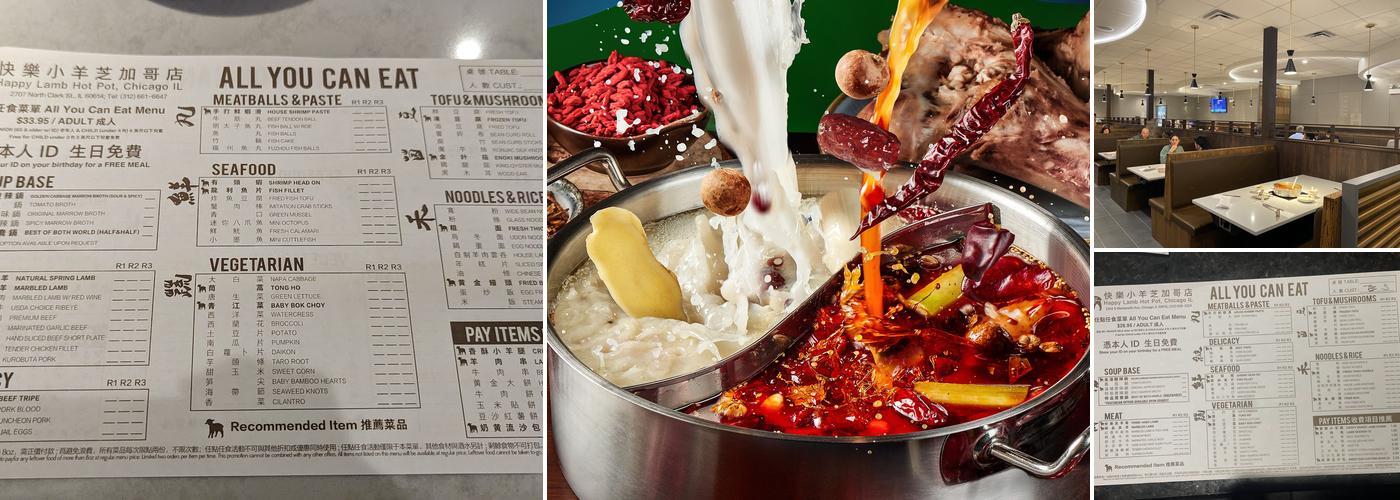 Happy Lamb Hot Pot Menu
