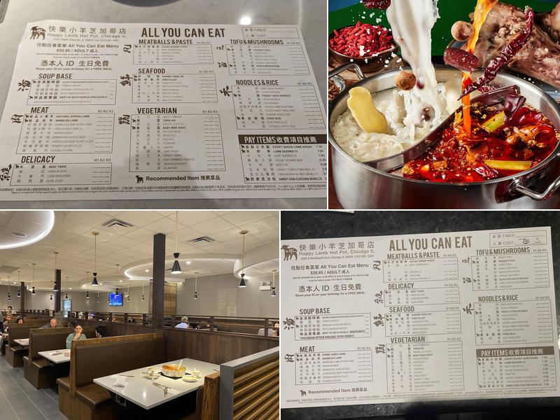 Happy Lamb Hot Pot Menu