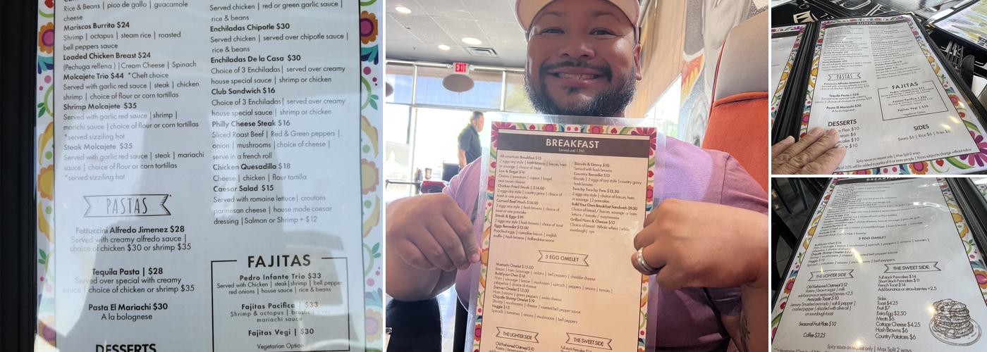 La Casa Del Mariachi Menu