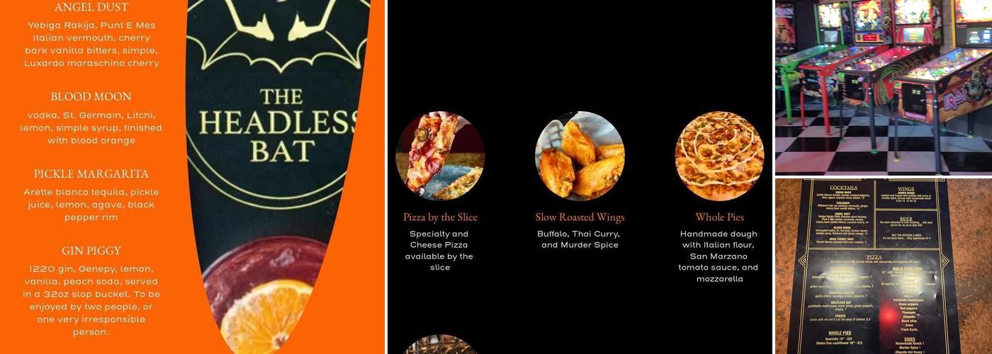 The Headless Bat Menu