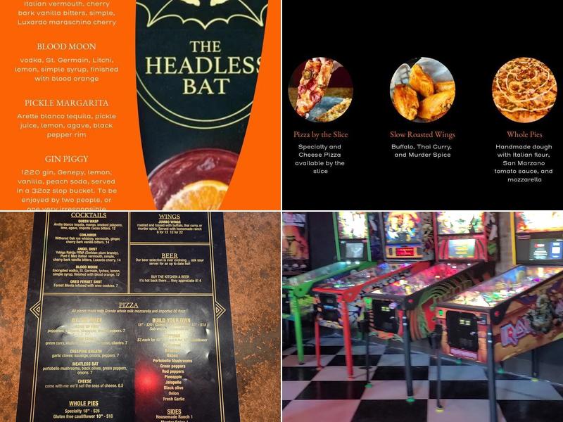 The Headless Bat Menu