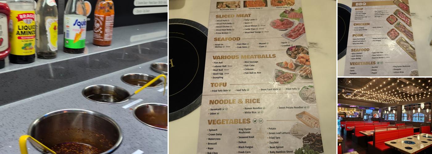 Mi Pot and Korean BBQ Menu