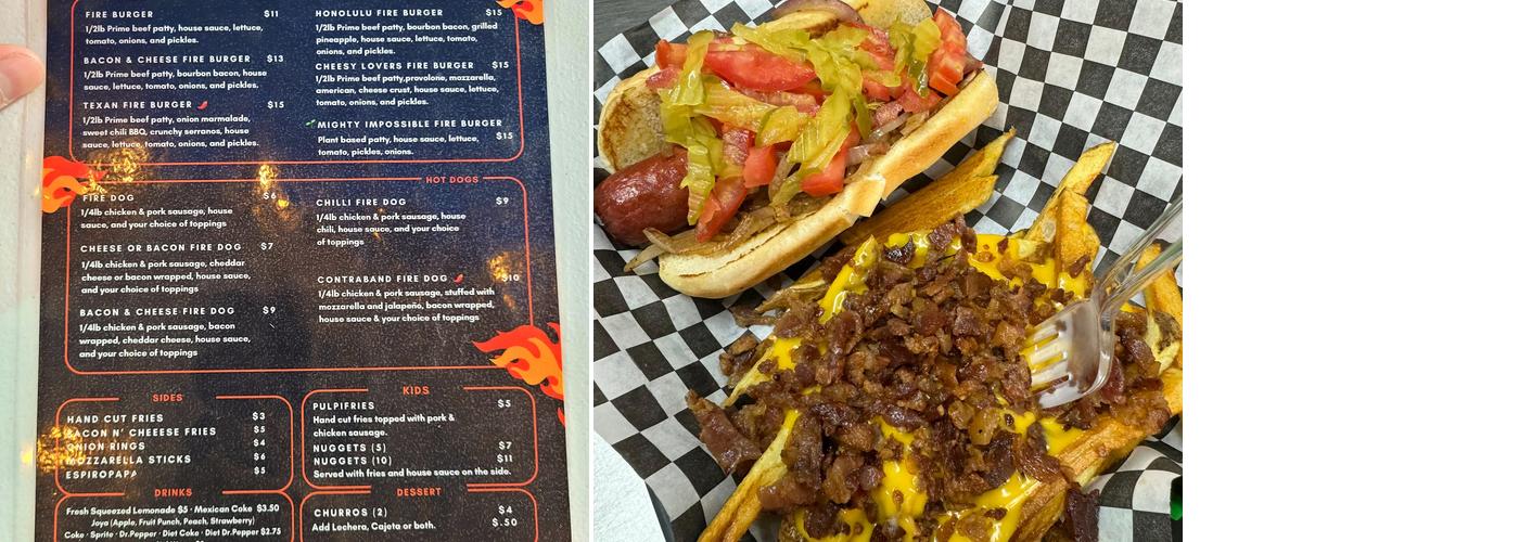 Fire King Burger Co. Menu