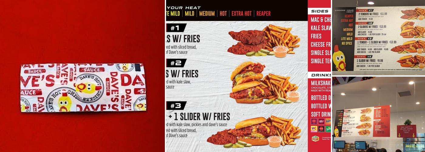 Dave's Hot Chicken Menu