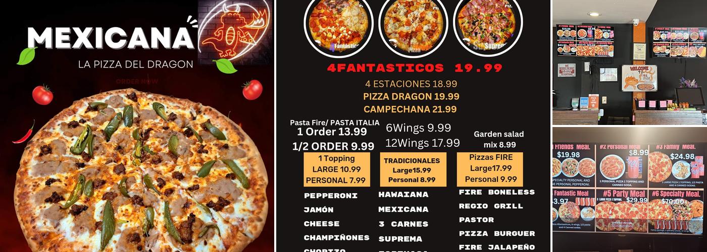 Fire Fire Pizza Menu