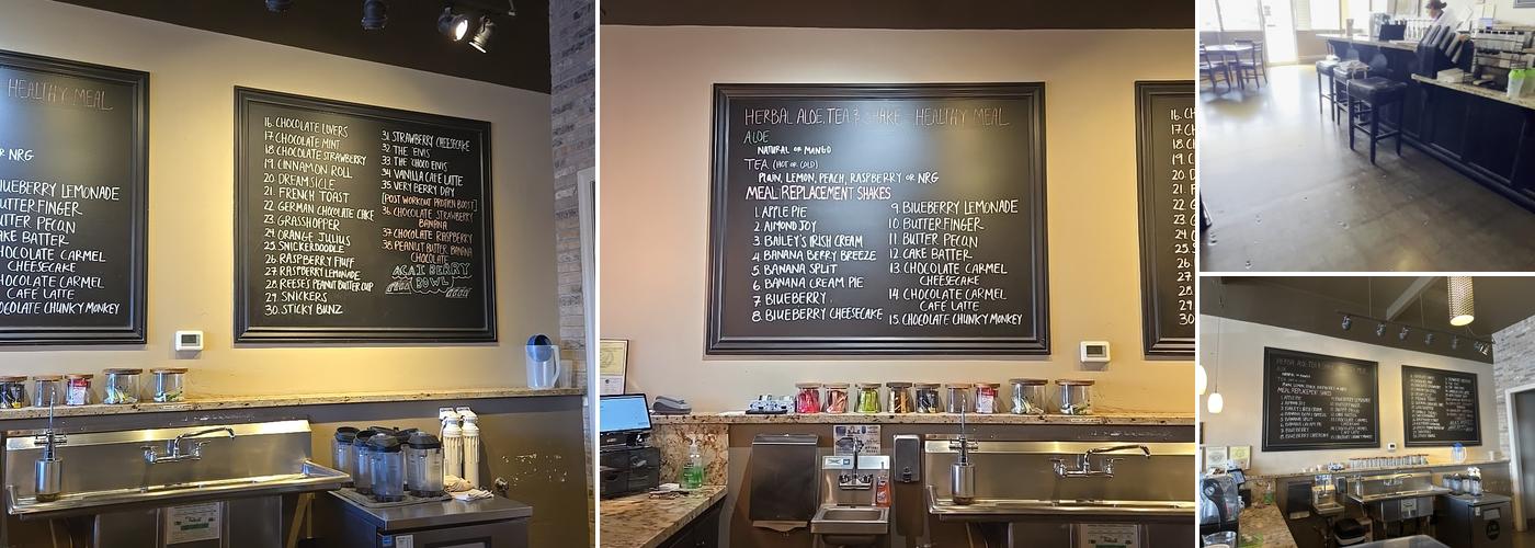 BRIX Nutrition Club Menu