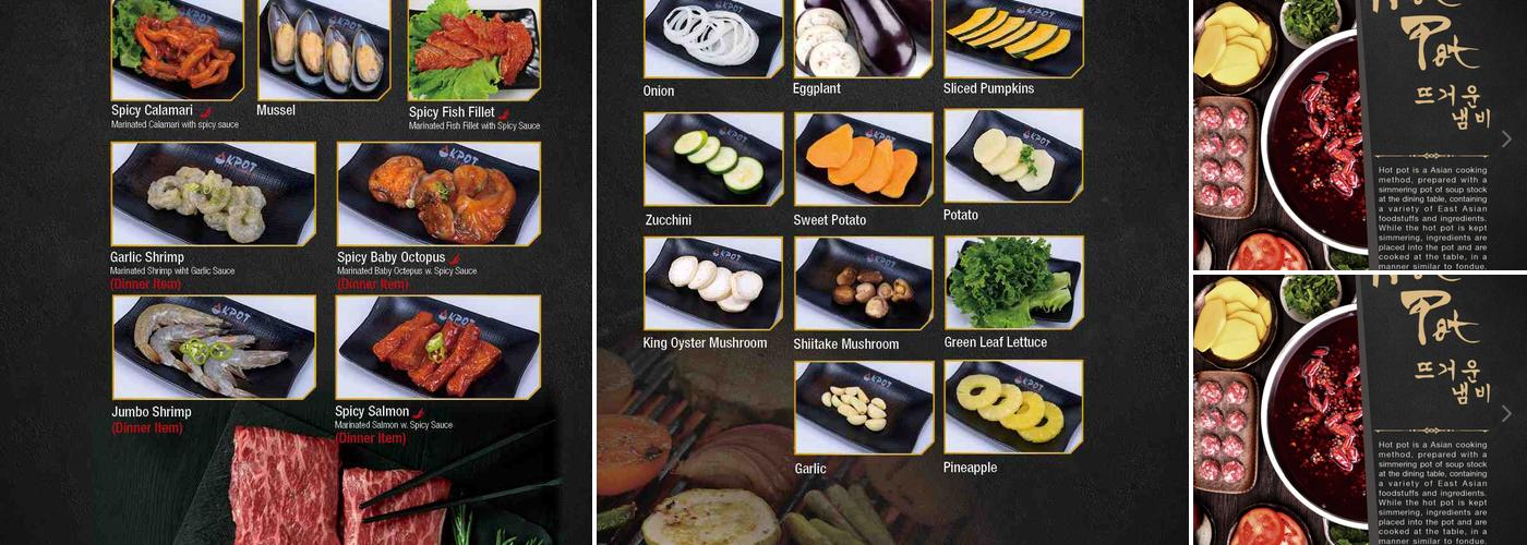 Kpot Menu