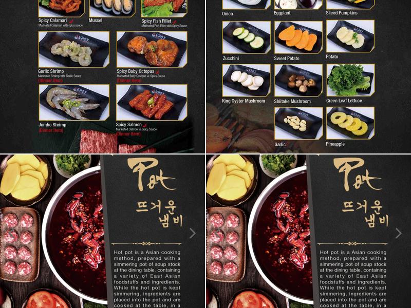 Kpot Menu