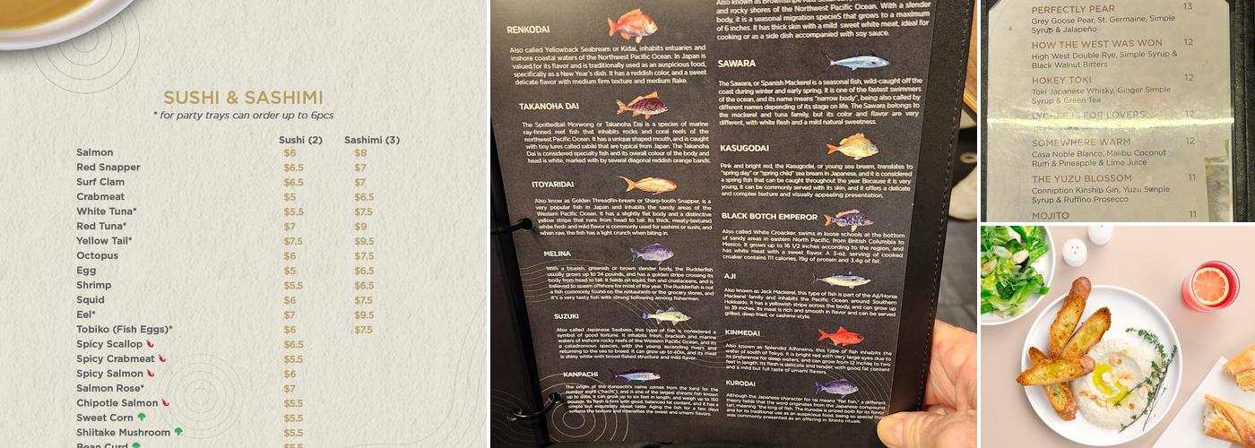 Wind Japanese & Thai Menu