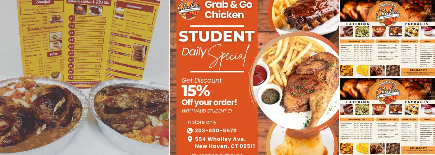 Grab & Go Chicken Menu