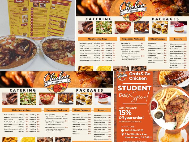 Grab & Go Chicken Menu