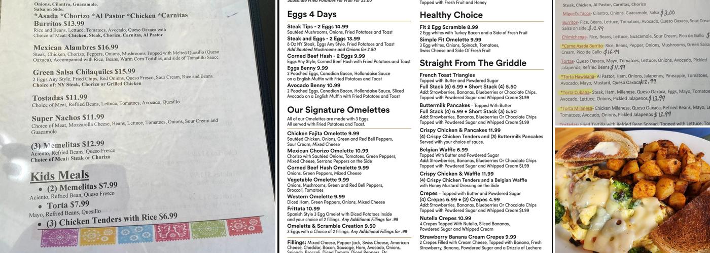 Expresso Café Menu