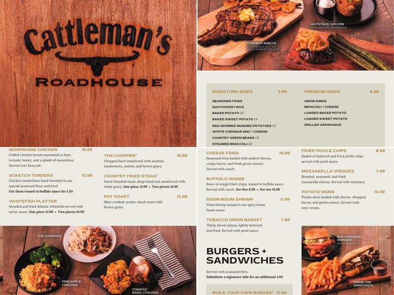 Cattleman’s Roadhouse Menu